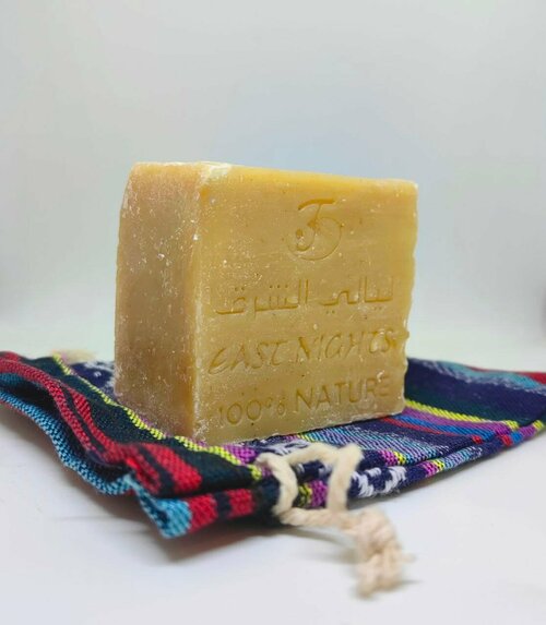 Натуральное национальное мыло бахауддин SHANARKE «Баловница» с куркумой , Сирия