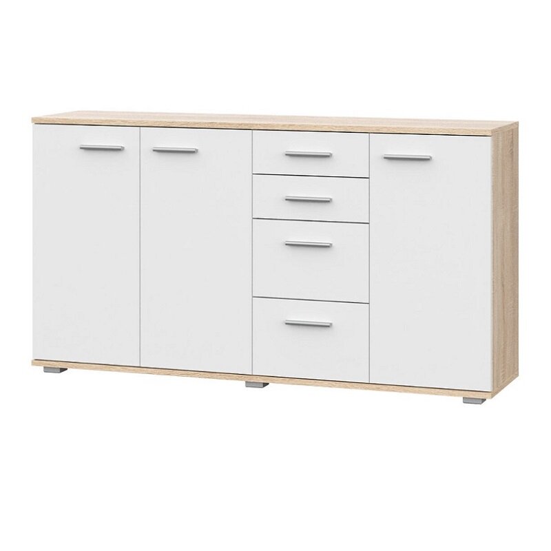 Комод НК-мебель FUN КД-4 sonoma oak/white/ 71336958