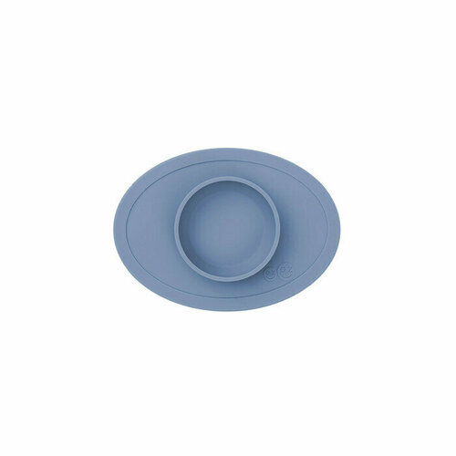 Тарелка с подставкой Tiny Bowl Indigo посуда ezpz тарелка с подставкой силиконовая mini bowl packaged