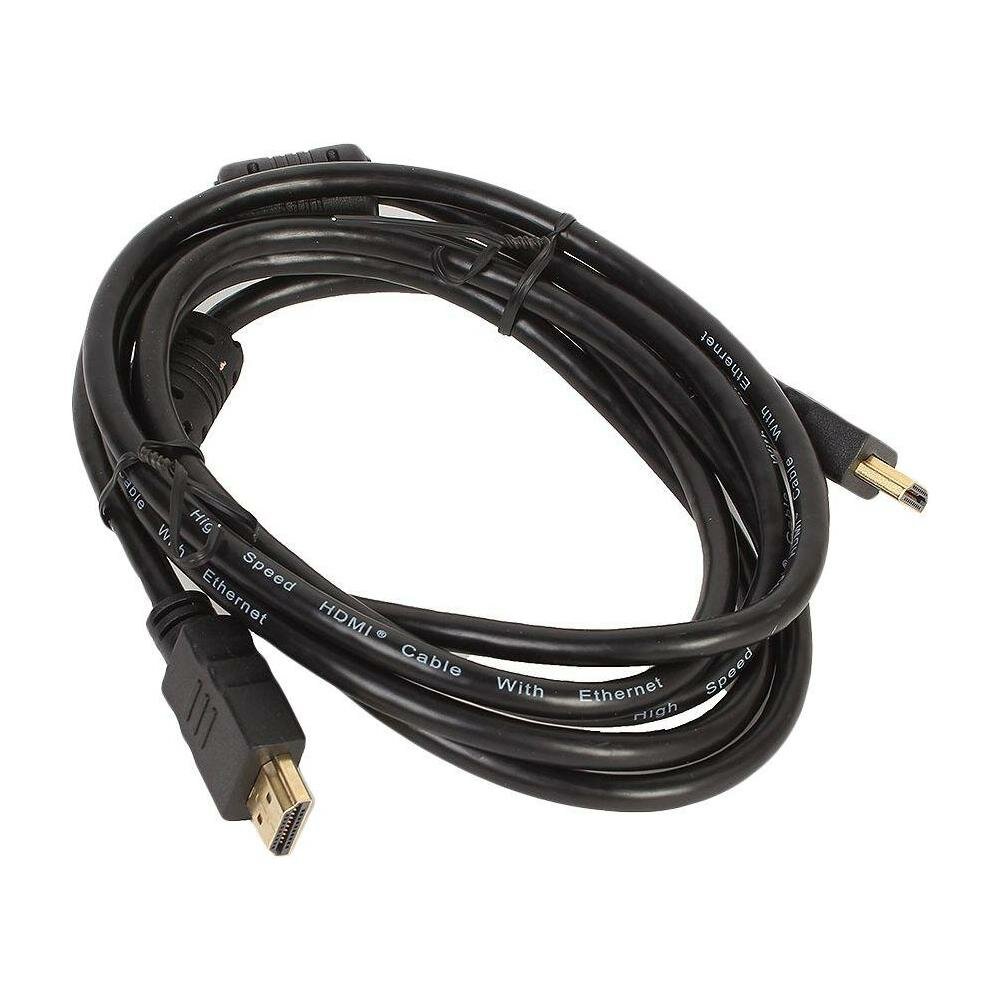 Кабель соединительный аудио-видео Telecom, HDMI (m) - HDMI (m) , ver 2.0, 3м, GOLD, черный [tcg200-3m] Noname - фото №14