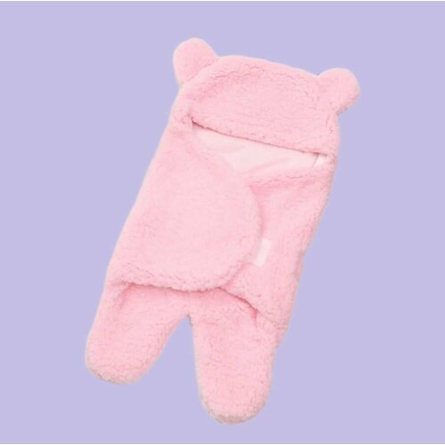 Конверт одеяло для новорожденного, детям детский спальный мешок для новорожденных пеленальное теплое и плюшевое одеяло