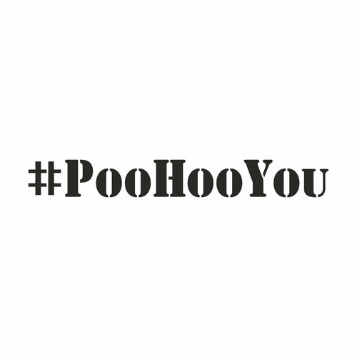 Наклейка на авто 20x3 #PooHooYou