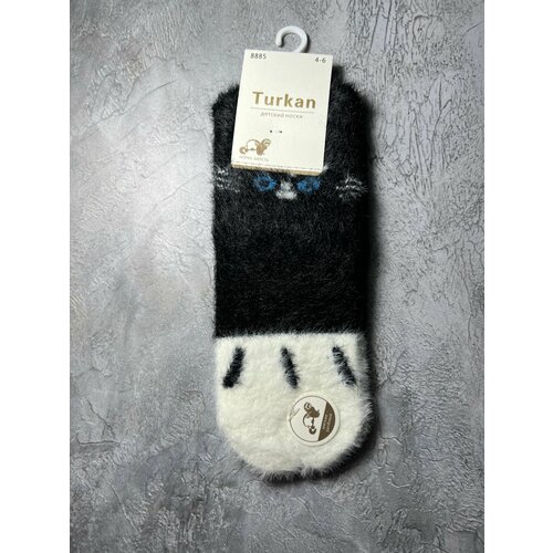 фото Носки размер 22-26, черный, белый нет бренда