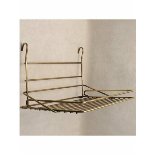 Полка широкая с ограничителем IBB CU29 BRO бронза