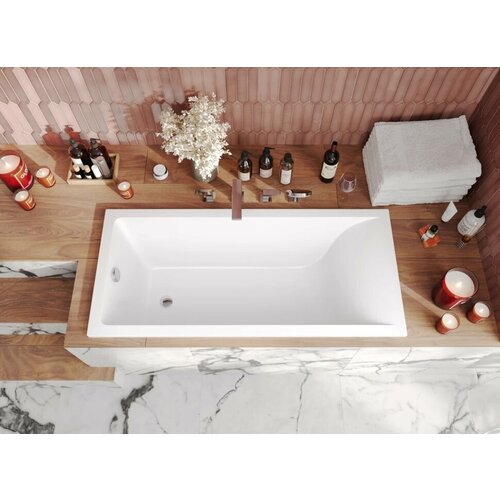 Ванна из литьевого мрамора 160x70 см Marmo Bagno Алесса New MB-ALN160-70