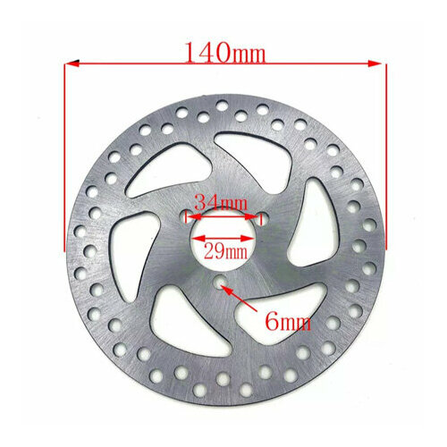 Тормозной диск 140 мм (29x34) для детского квадроцикла / миникросса / минимото