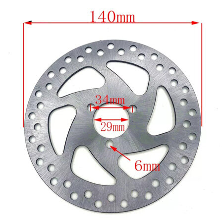 Тормозной диск 140 мм (29x34) для детского квадроцикла / миникросса / минимото