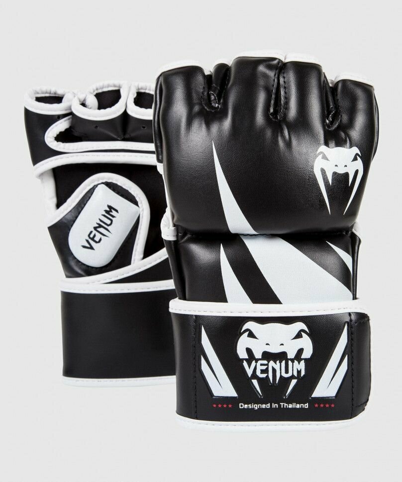 Перчатки для смешанных единоборств Venum Challenger MMA S черный, белый