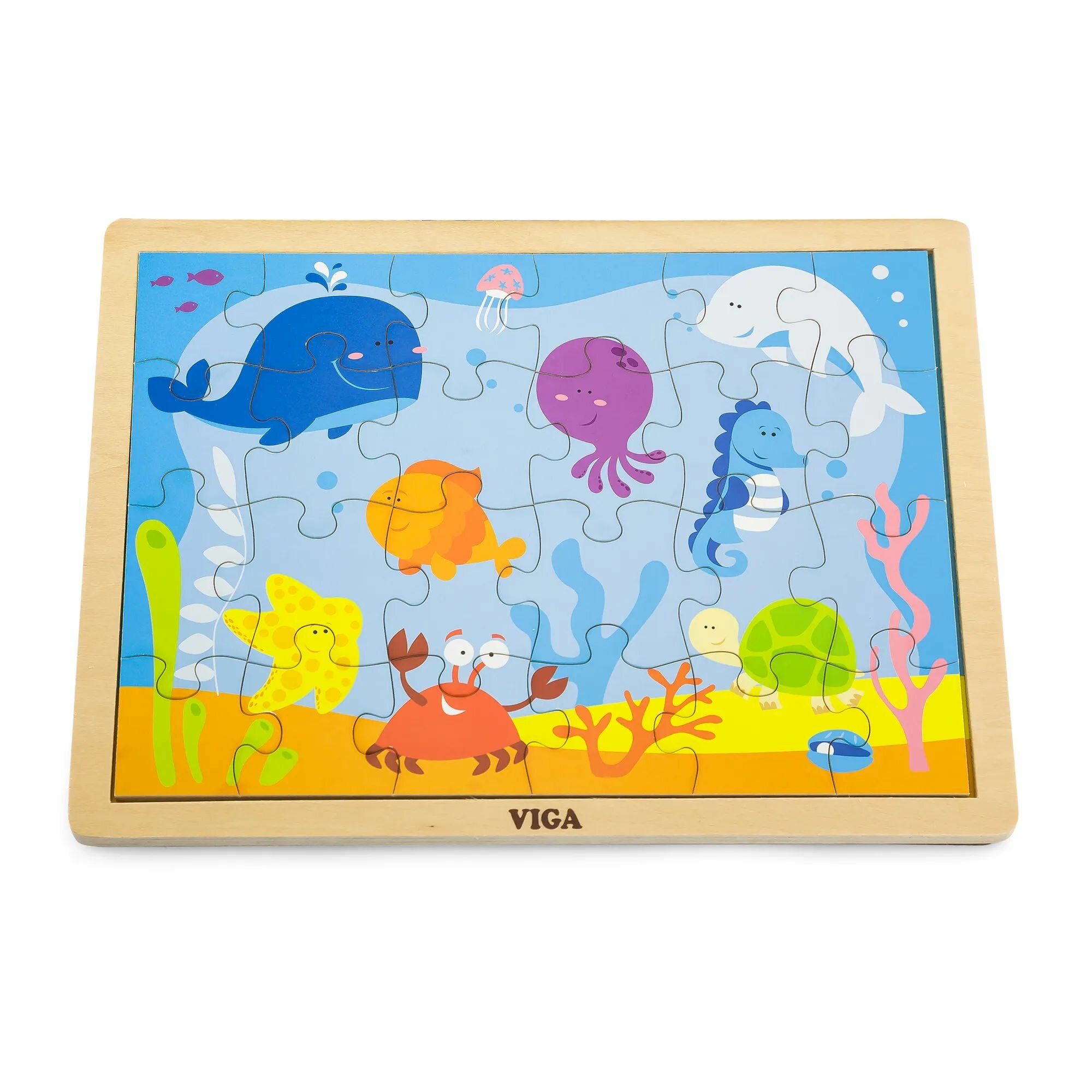 Пазл Viga Toys Океан, 24 элемента (50200) - фото №8