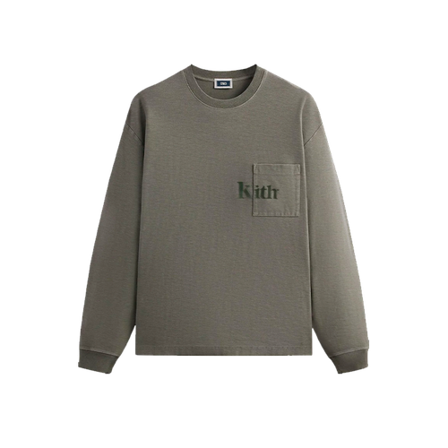 Лонгслив KITH Long-Sleeve Quinn, размер M, хаки