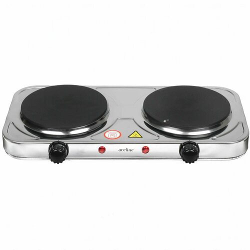 Плитка электрическая настольная TechFurn 2 конфорки 2000Вт серебристый 449000₽