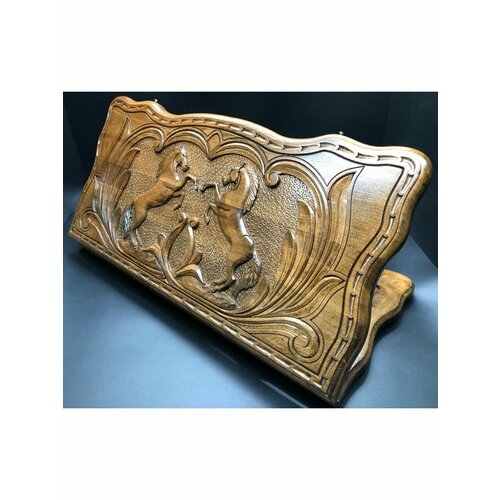 Нарды деревянные резные авторские дуэль КОНЕЙ-2 большие 60 см шахматы нарды подарочные ручной работы троянский конь