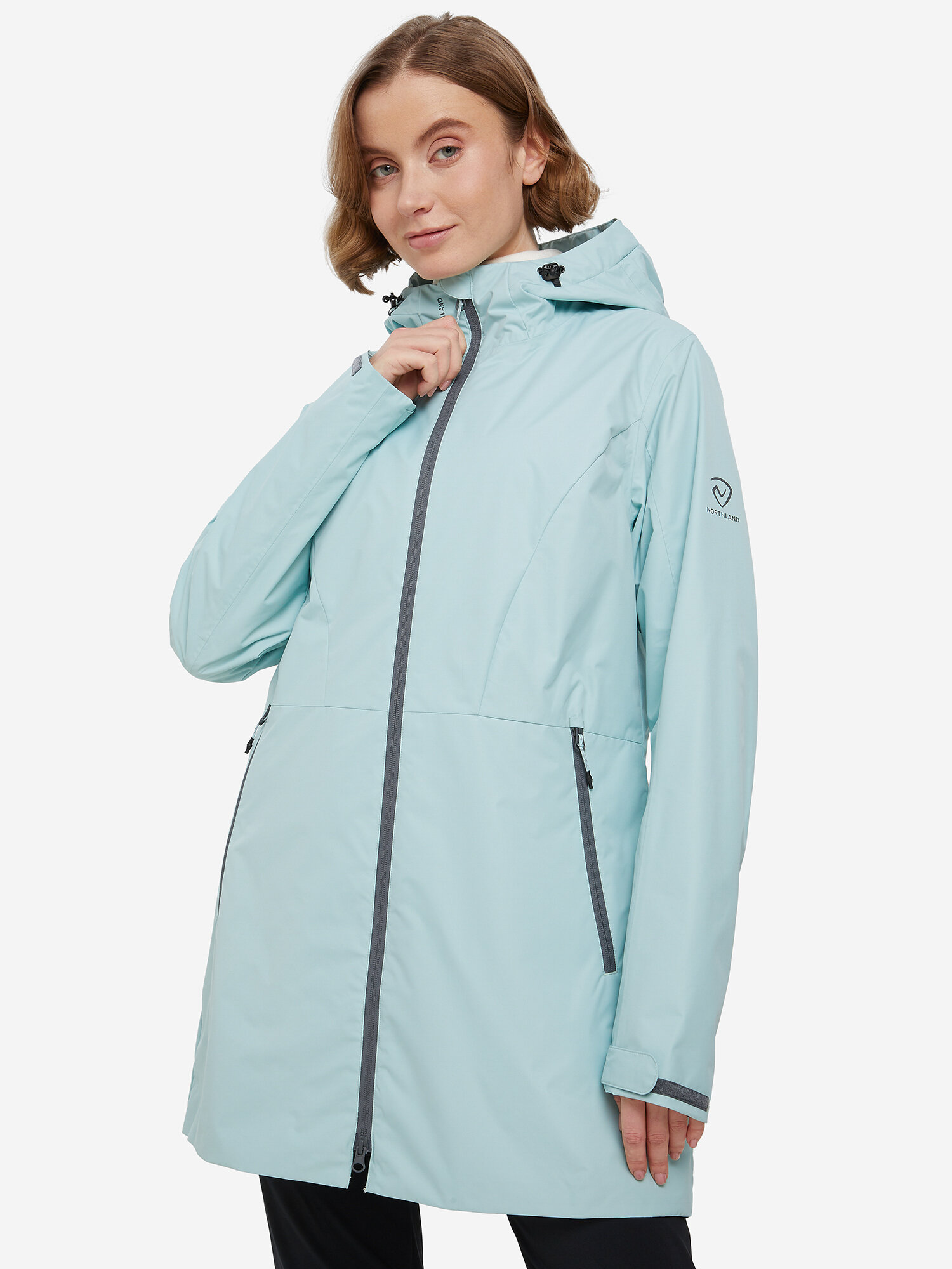 фото Куртка мембранная женская Northland Серый; RUS: 54, Ориг: 54