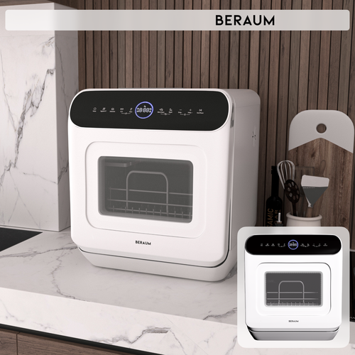 Настольная посудомоечная машина Beraum DW-42T1T7S1W сенсорная с авто-открыванием и без подключения к водопроводу 32990₽