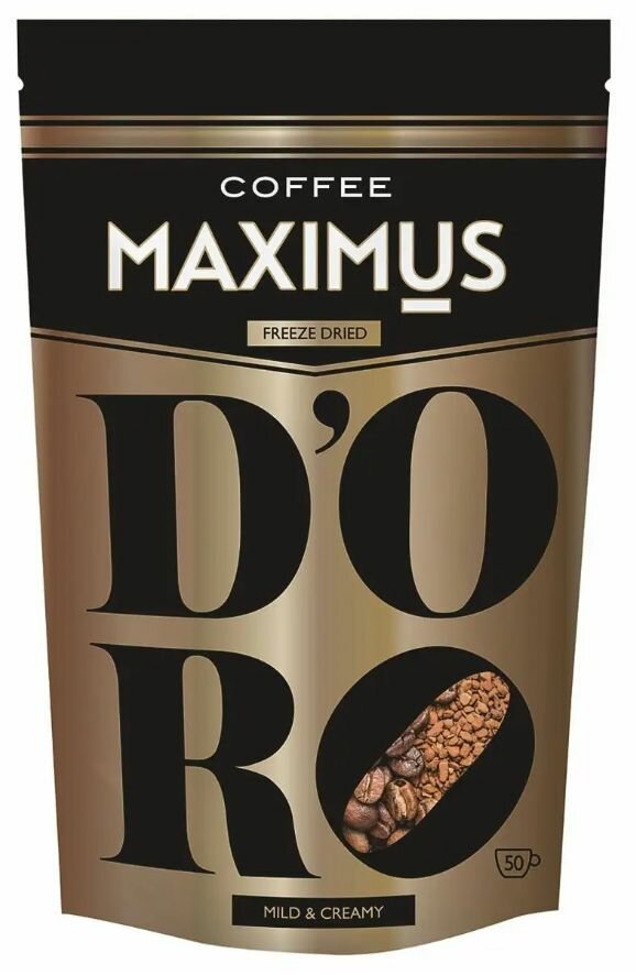 Кофе сублимированный "D'ORO" ТМ Maximus м/у 70г 2 шт.