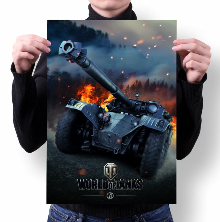 Плакат WORLD OF TANKS МИР танков №11, A1