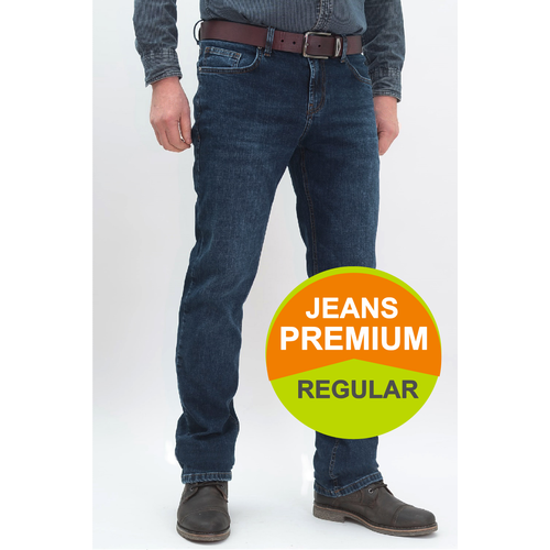 фото Джинсы davito remium jeans, размер 32/36, синий