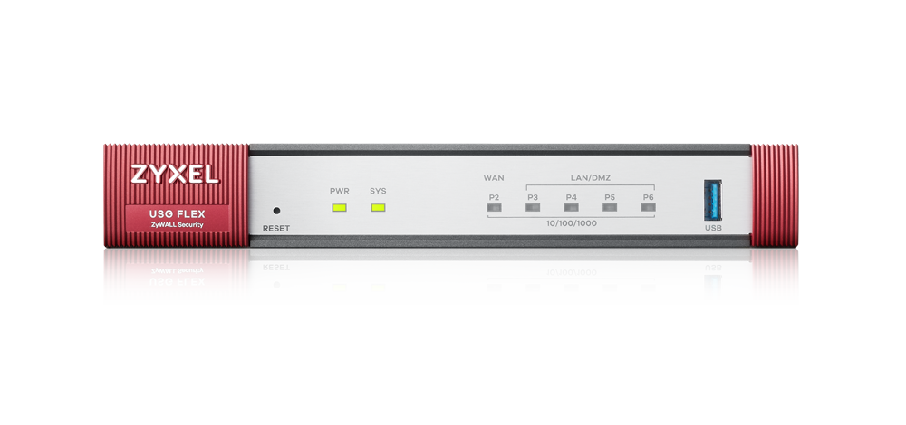 Сетевой экран ZYXEL USG FLEX 100, серебристый [usgflex100-ru0101f] - фото №5