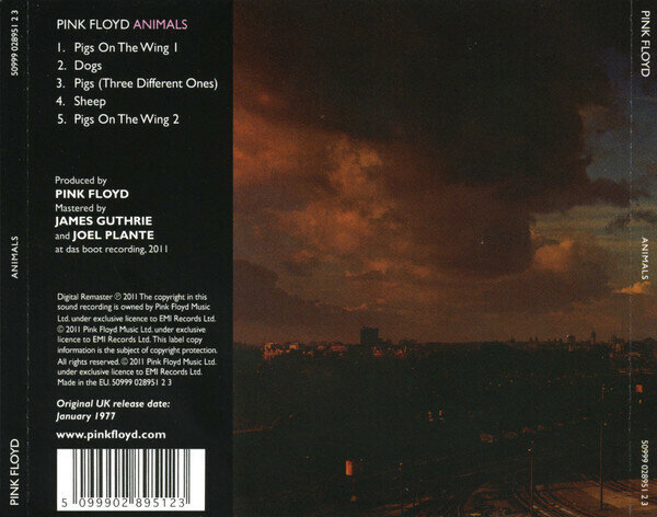 Pink Floyd Animals CD Warner Bros. - фото №6