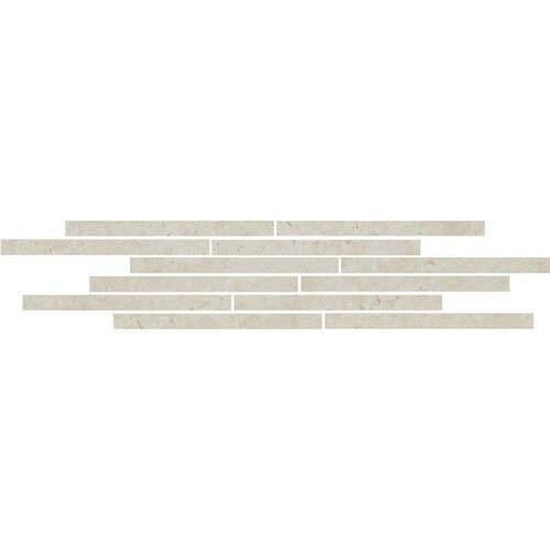 Керамическая плитка KERAMA MARAZZI T025/11207 Карму мозаичный бежевый матовый. Декор (15x75) (цена за 18 шт)