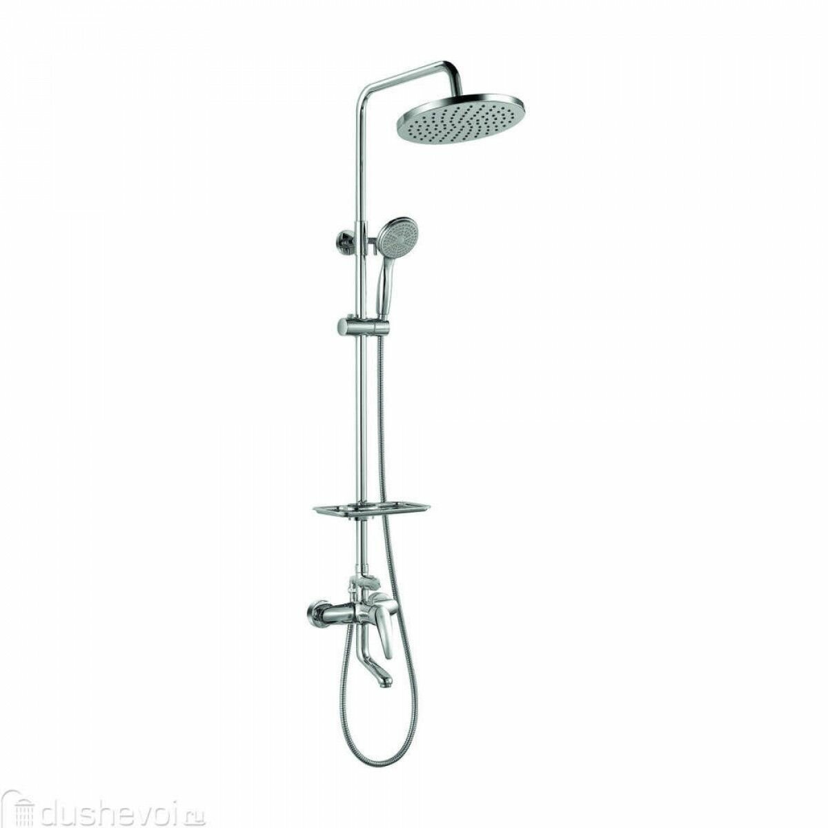 фото Смеситель Lemark Linara LM0462C для ванны и душа с регулируемой высотой штанги