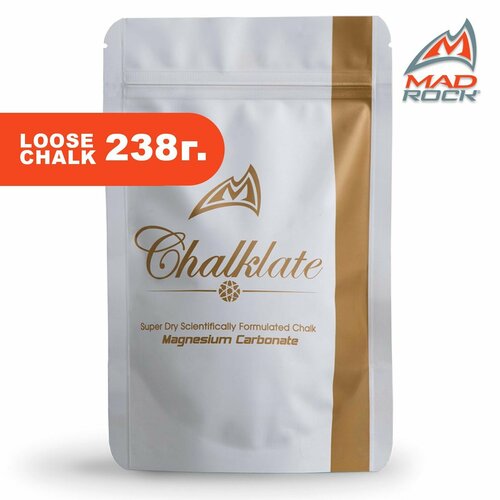 мешочек для магнезии с поясом mad rock bolt chalk bag серый Магнезия Mad Rock LOOSE CHALK Medium, арт.851053