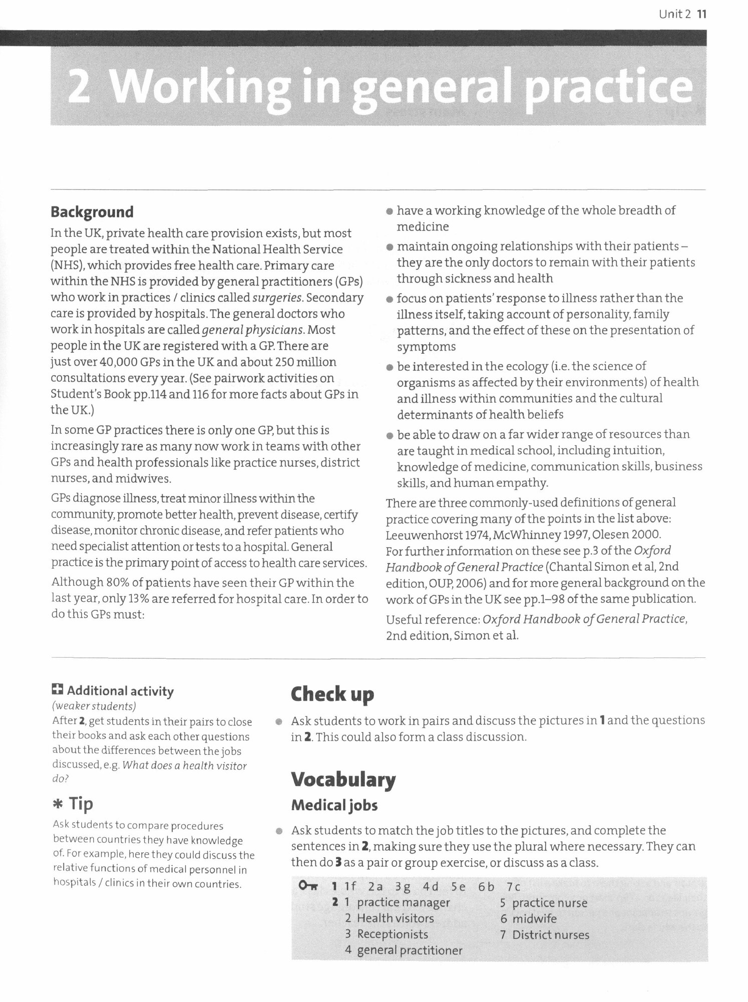 Oxford English for Careers. Medicine 1. Teacher's Resource Book - фото №3