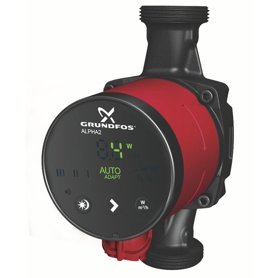 Циркуляционный насос Grundfos ALPHA2 25-80 180 (модель E) (50 Вт) черный