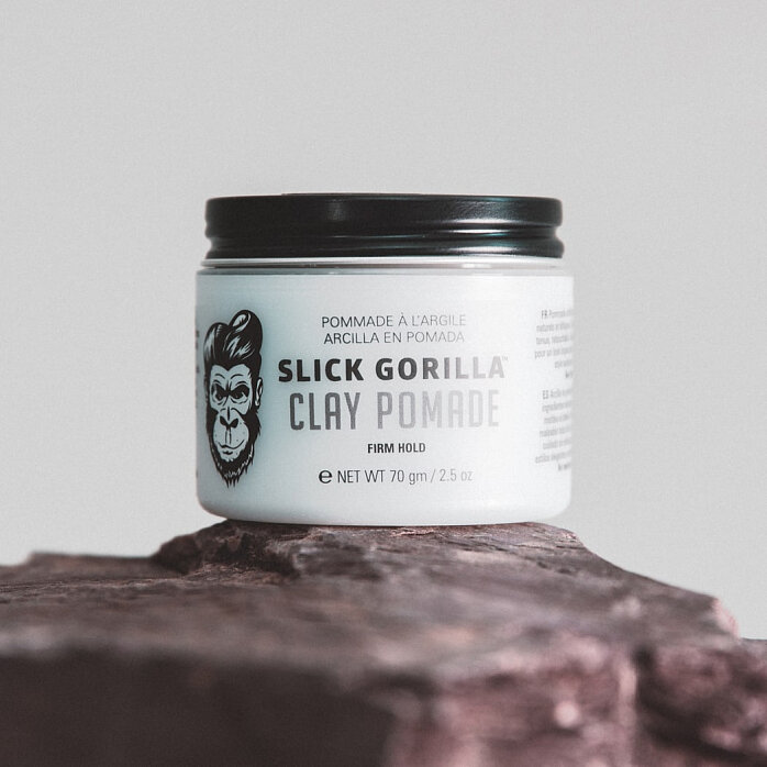 Slick Gorilla Clay Pomade, Глина для укладки, сильная фиксация волос, 70 гр