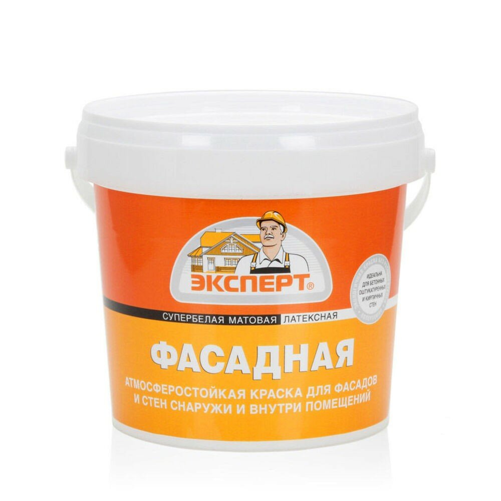 фото Краска латексная фасадная эксперт
