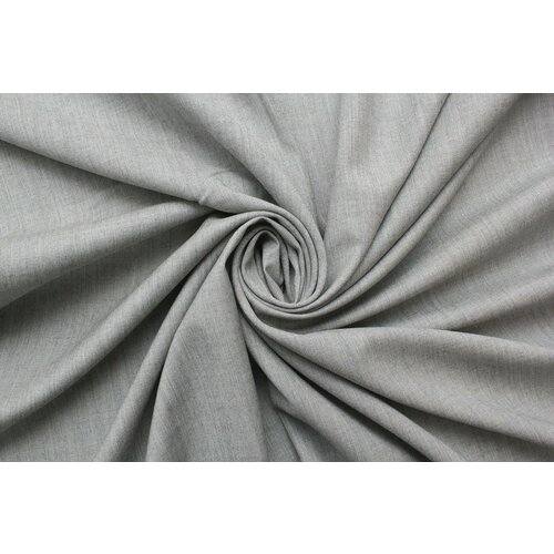 Ткань Шерсть костюмная Agnona светло-серая, ш152см, 0,5 м