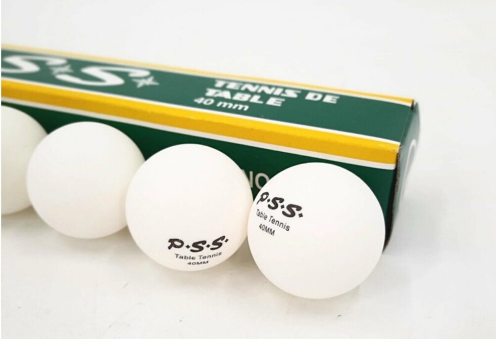 Набор мячей для настольного тениса, пин-понга, 6 шт, цвет белый