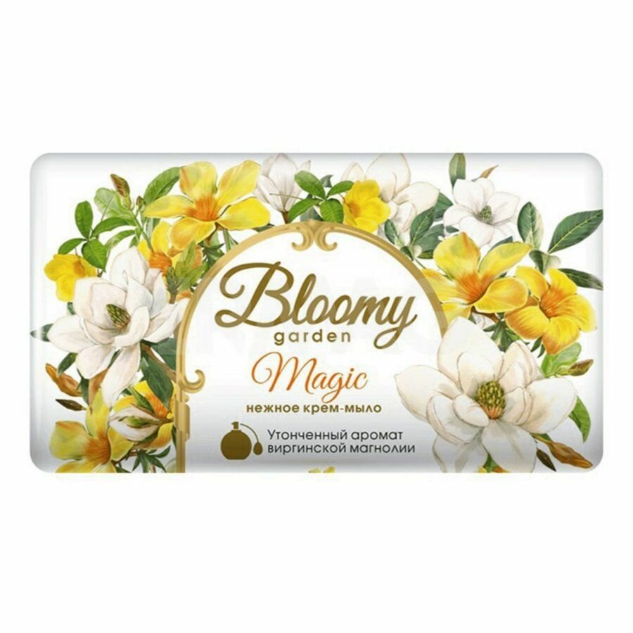 Крем-мыло твердое Bloomy garden "Magic", 90 г