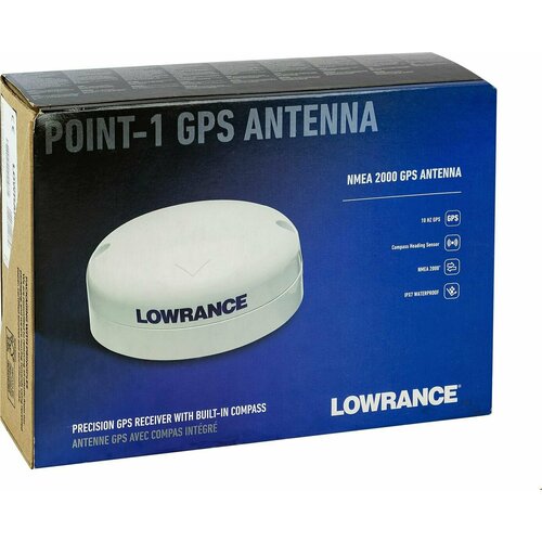 Антенна GPS/Глонасс со встроенным компасом POINT-1, Lowrance 000-11047-002