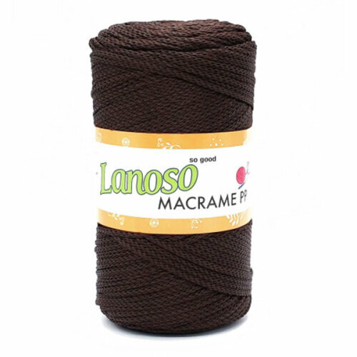 Пряжа (шнур) для макраме Lanoso Macrame PP (Ланосо макраме пп), 2-3 мм, 100% полипропилен, цвет 923