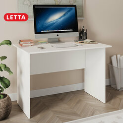 Стол письменный LETTA Ultra Plus 110х75х67 см, белый