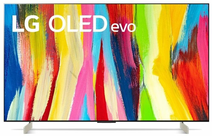 Телевизор LG OLED42C2RLB, холодный беж