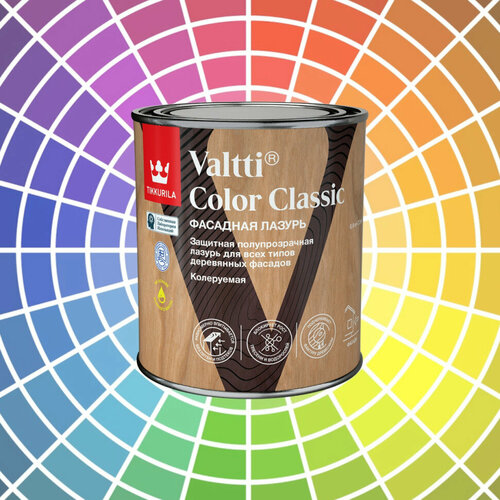 Лазурь Tikkurila Valtti Color Classic фасадная 0.9 л