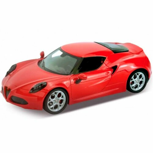 Машинка Модель 1:38 Alfa Romeo 4C 43676W printio детский свитшот унисекс retro alfa romeo racing