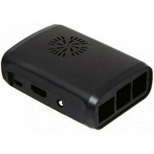 Корпус Qumo Raspberry Pi 3 Black (RS045) корпус qumo rs010 для raspberry pi 4 aluminum case with fans black