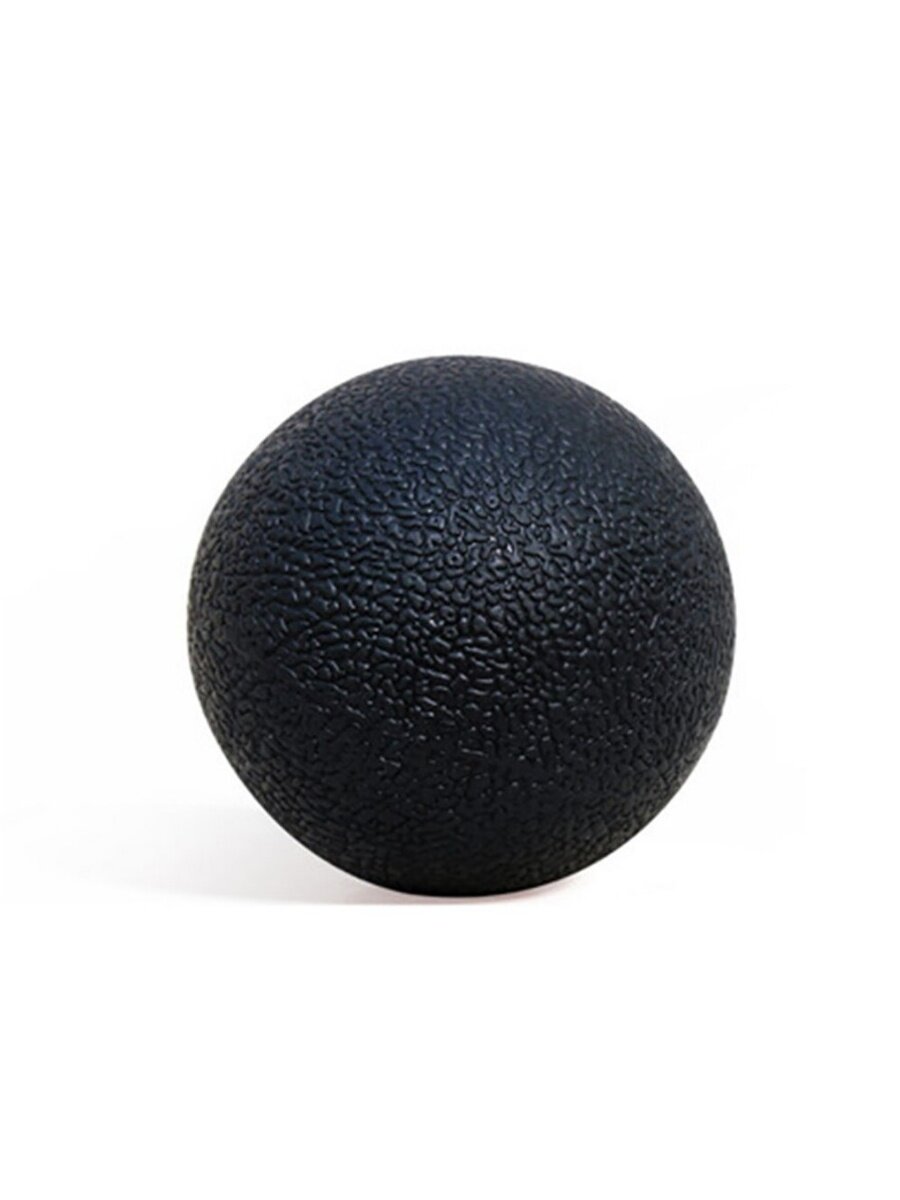 Массажный мяч для мфр Estafit 6 см, материал TPR, черный