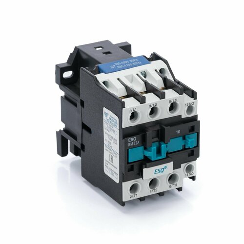 Магнитный контактор ESQ КМ 32А 380В 50 Гц 1NO 1404₽