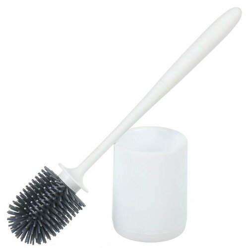 Ерш напольный F913 белый пластик силикон 589₽