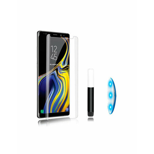 Защитное стекло UV комплект для Samsung Galaxy Note 10 Plus N975F (клей, лампа) задняя крышка samsung galaxy note 10 plus sm n975f черная