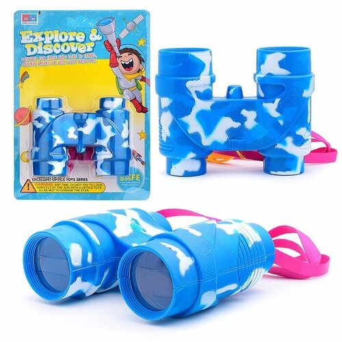 Бинокль детский Oubaoloon 105х85х35 см 4х увеличение на листе 4021A-3 607₽