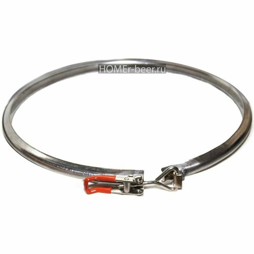 71 л Хомут на перегонный куб 450 мм с бортами 475 мм с регулируемым нержавеющим замком 177000₽