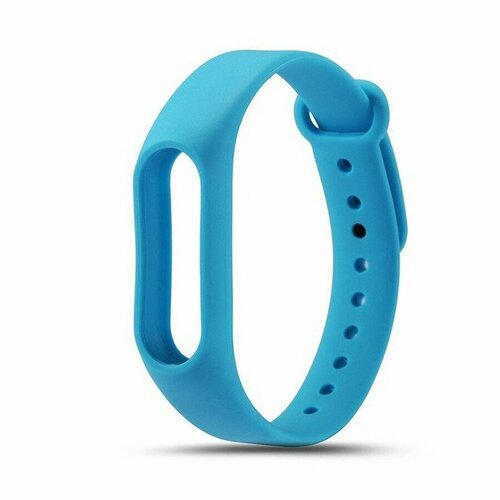 Силиконовый ремешок для Xiaomi mi band 5 голубой