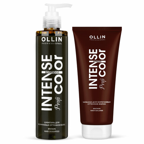 Набор INTENSE PROFI COLOR для тонирования волос OLLIN PROFESSIONAL коричневые оттенки 250+200 мл ollin professional бальзам для медных оттенков волос 200 мл ollin professional intense profi color