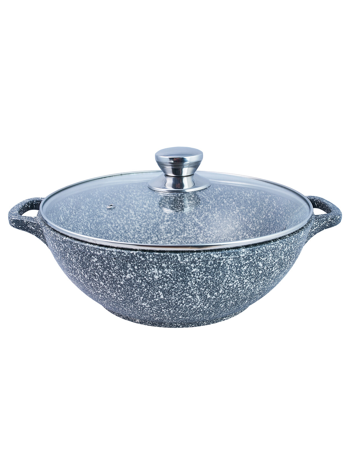 фото Казан Традиция Мрамор алюминиевый, с антипригарным покрытием, 4 л