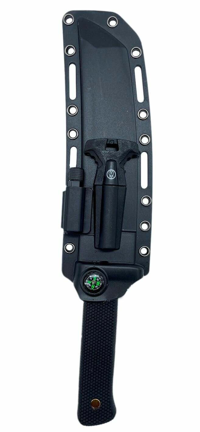 Тактический нож Cold Steel Recon Tanto Kalina M, с фонариком, черный — фото 1